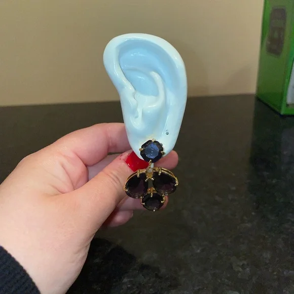 Kate Spade Kaleidoscope Gem Coated Chandelier Earrings - Picture 4 of 8